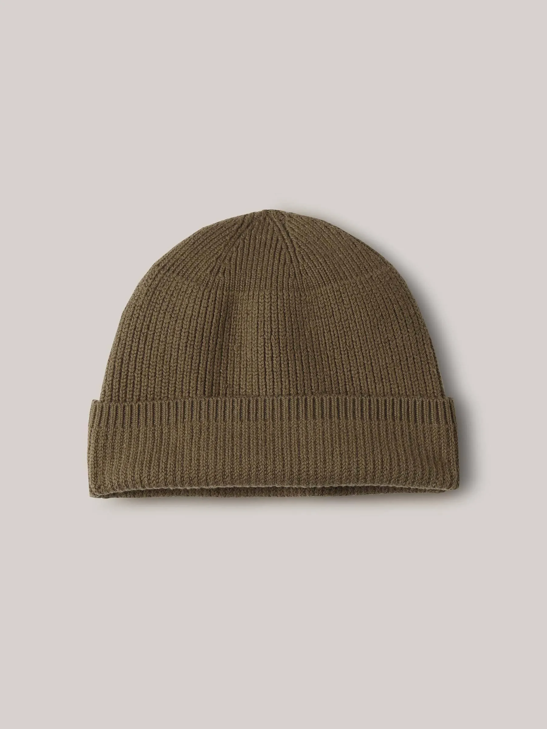 Antique Cotton Rib-Knit Watch Cap