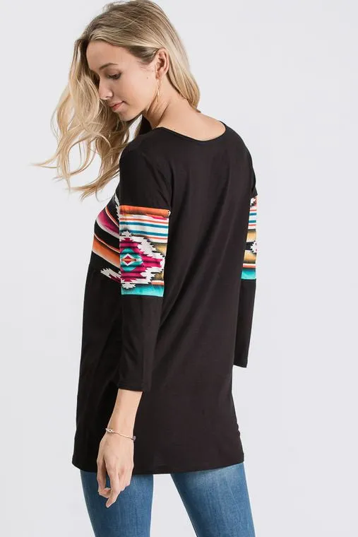 Arizona Bonfire Aztec Top