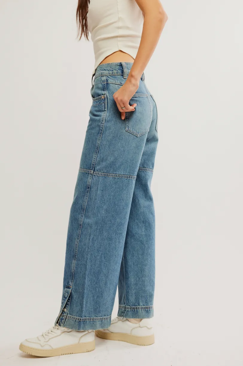 Benji Relaxed Wide Leg Denim Jeans