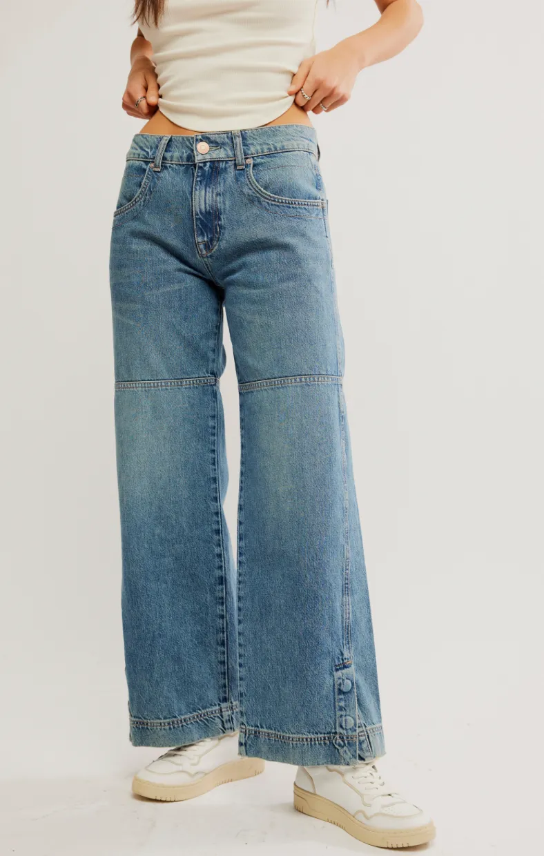 Benji Relaxed Wide Leg Denim Jeans