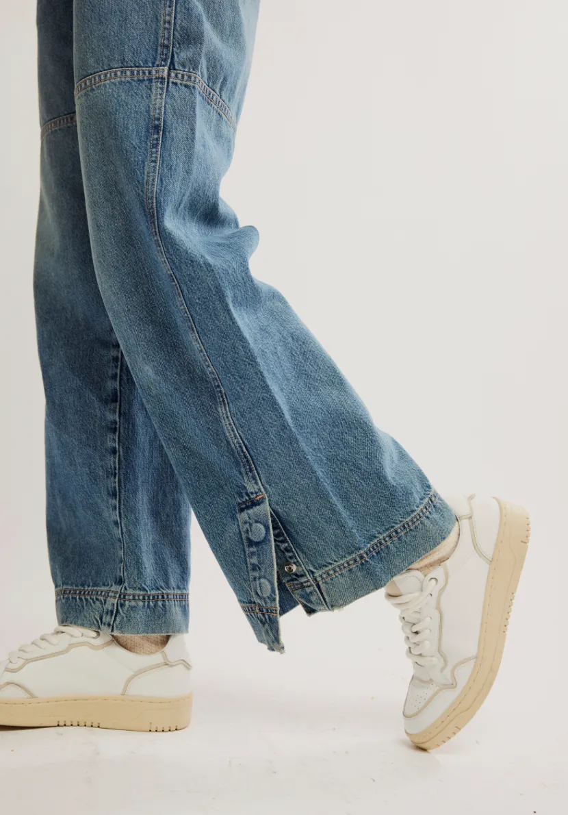 Benji Relaxed Wide Leg Denim Jeans