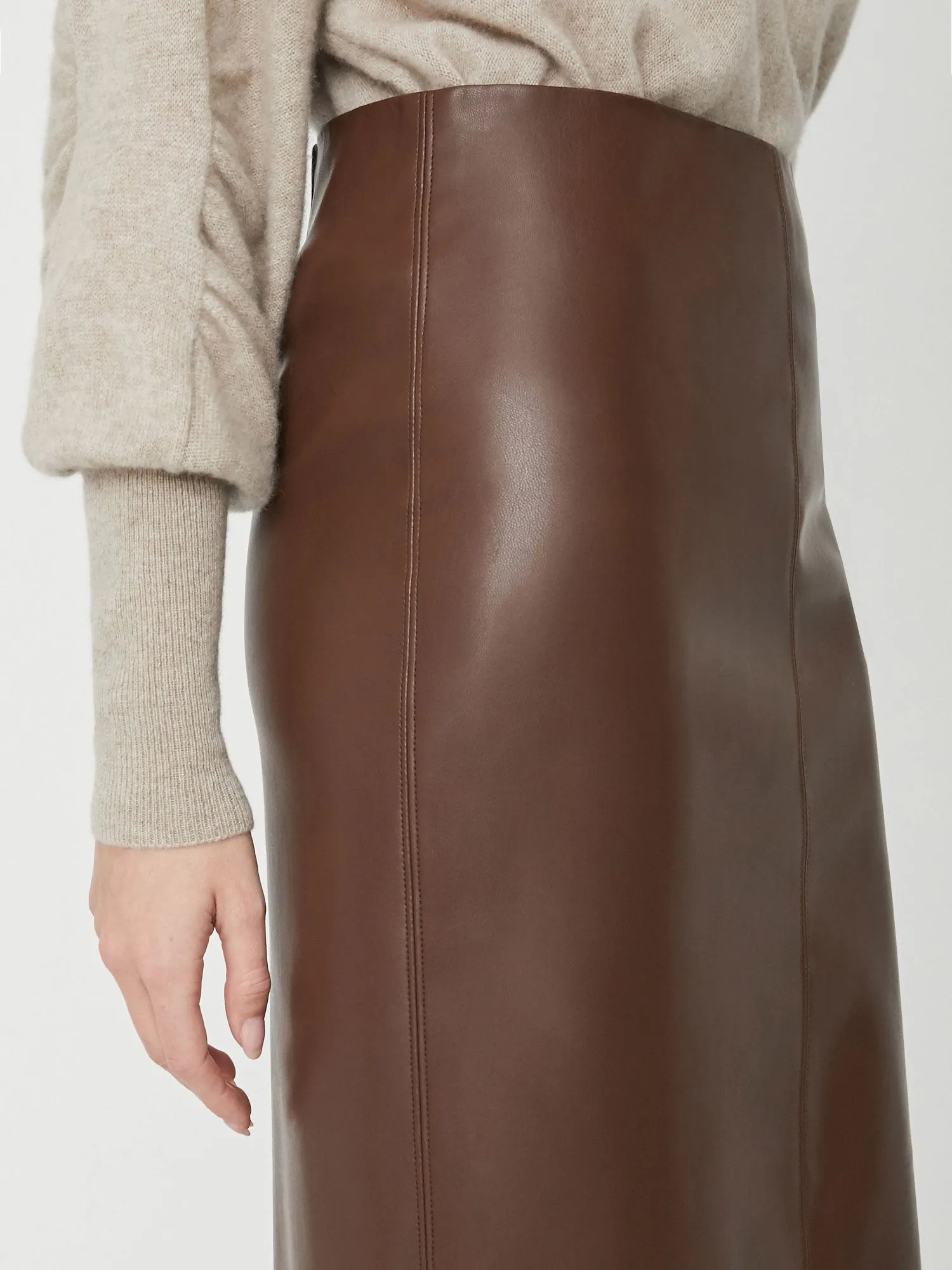 Brochu Walker - River Skirt in Char Brown