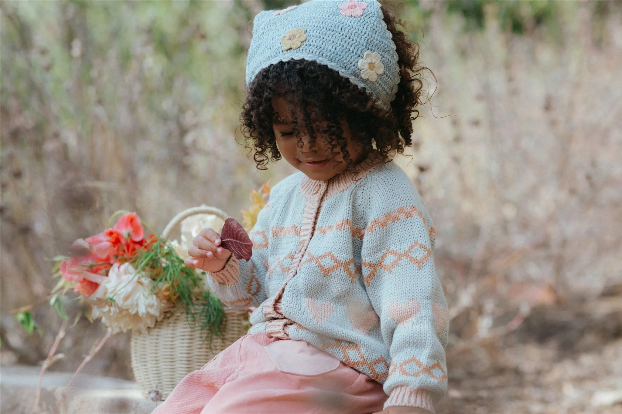 Crochet Bandana - Dusty Blue