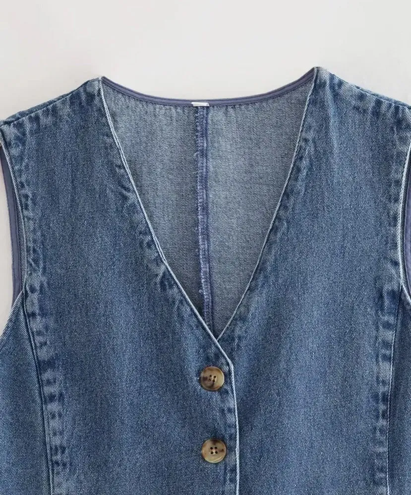 Dallas Denim Vest