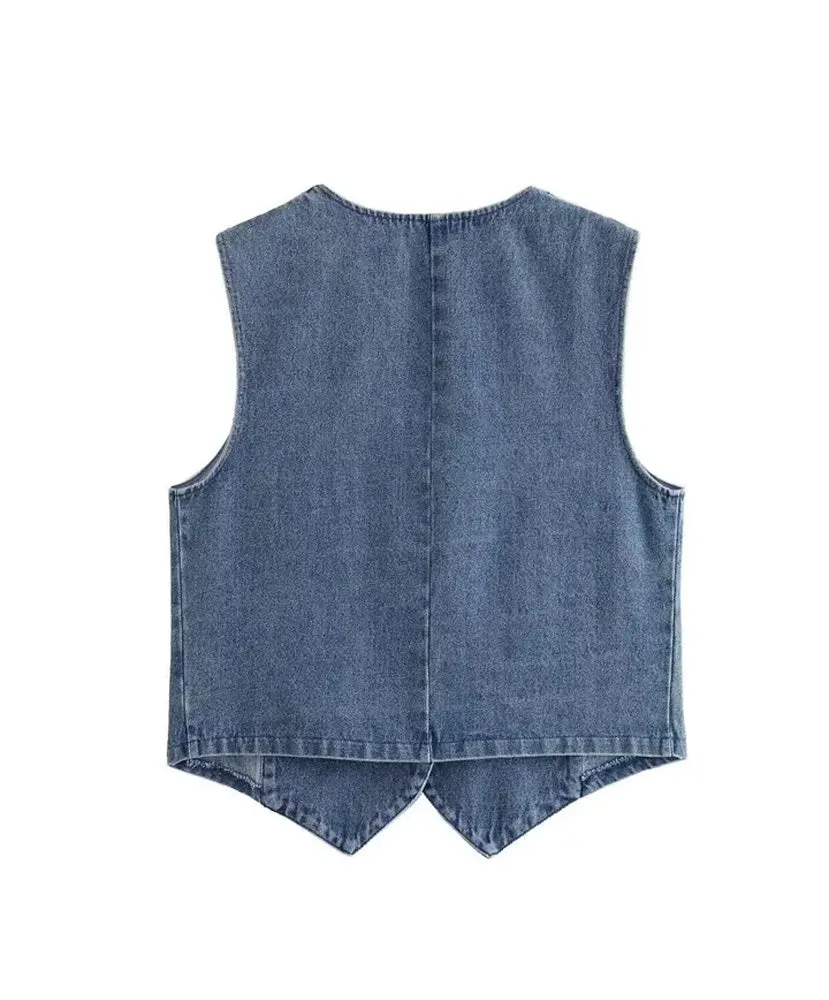 Dallas Denim Vest