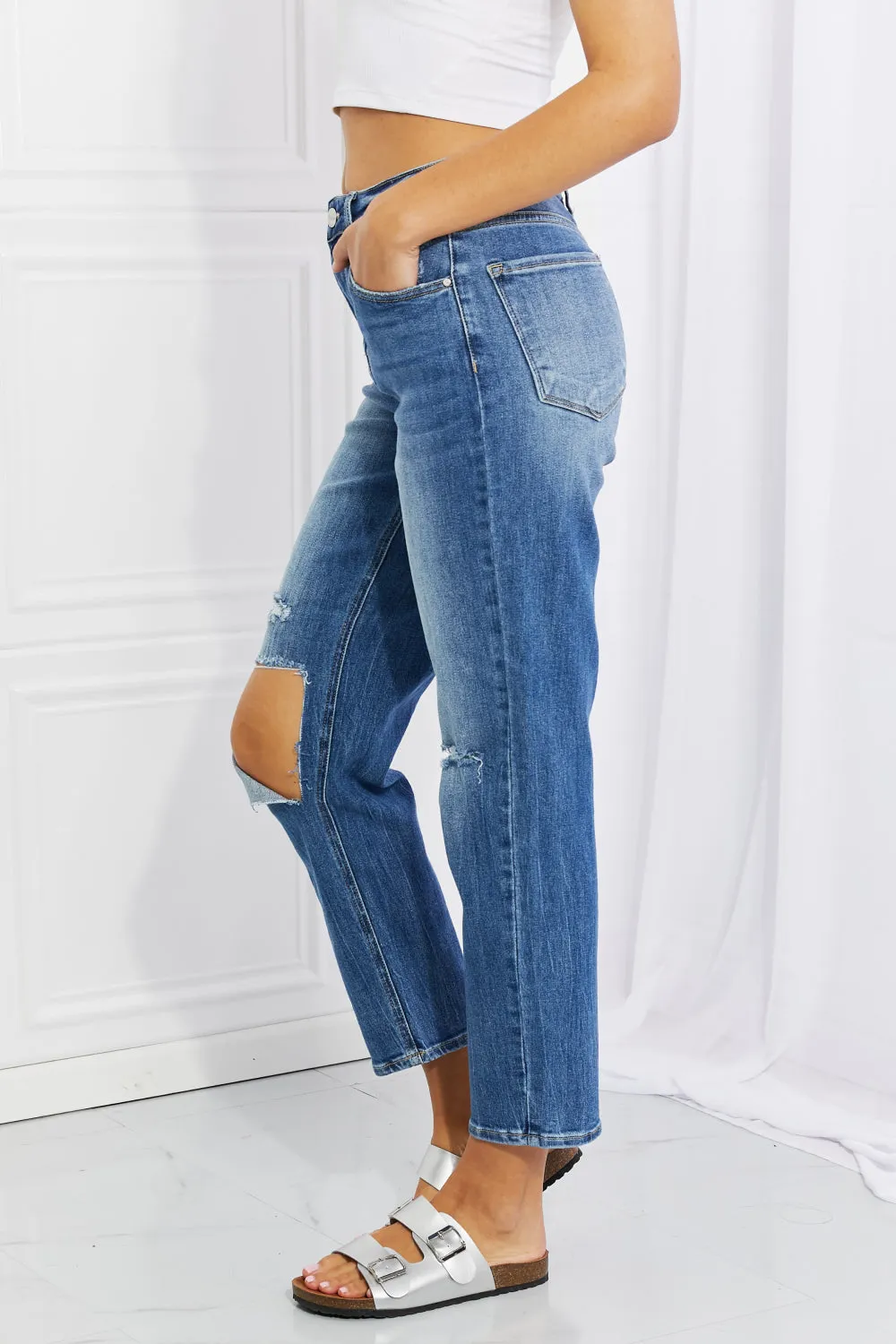 Emily High Rise Relaxed Jeans