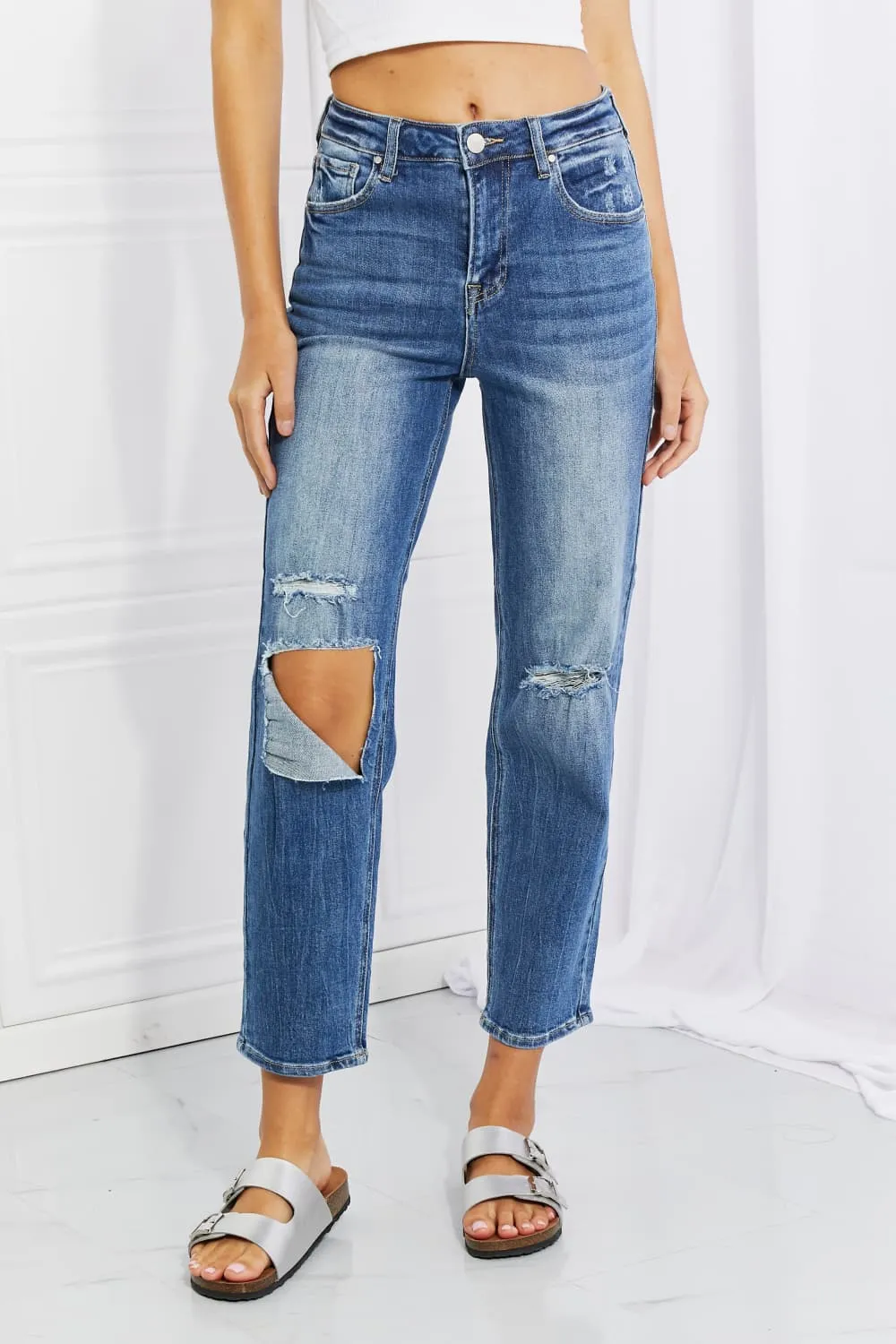 Emily High Rise Relaxed Jeans