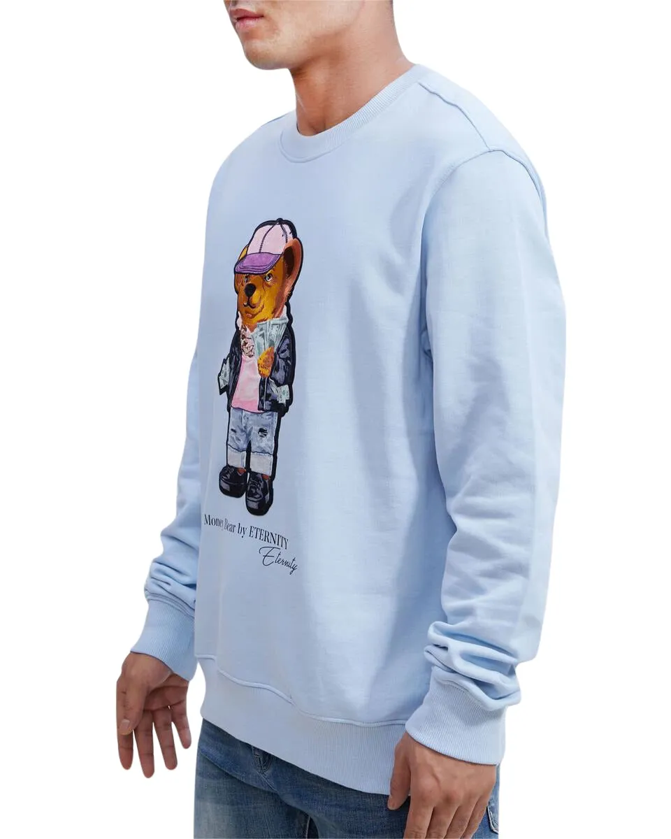 Eternity BC/AD Men's Money Bear Crewneck Sweatshirt