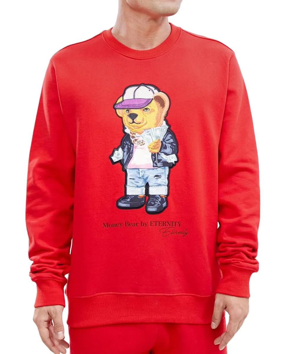 Eternity BC/AD Men's Money Bear Crewneck Sweatshirt