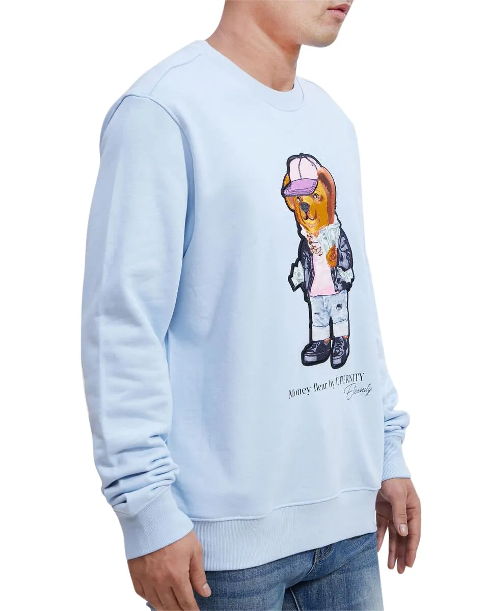 Eternity BC/AD Men's Money Bear Crewneck Sweatshirt