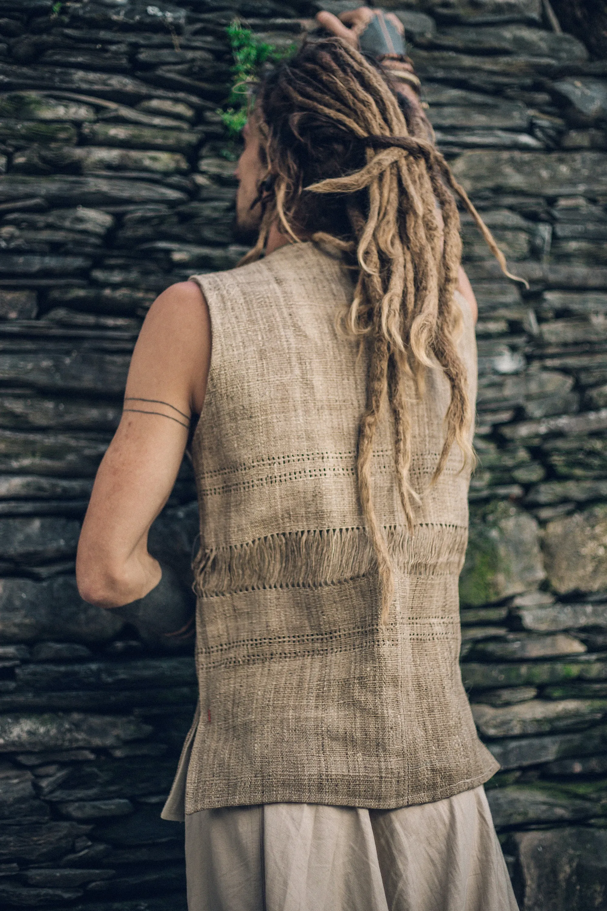 Handwoven Wild Nettle Vest