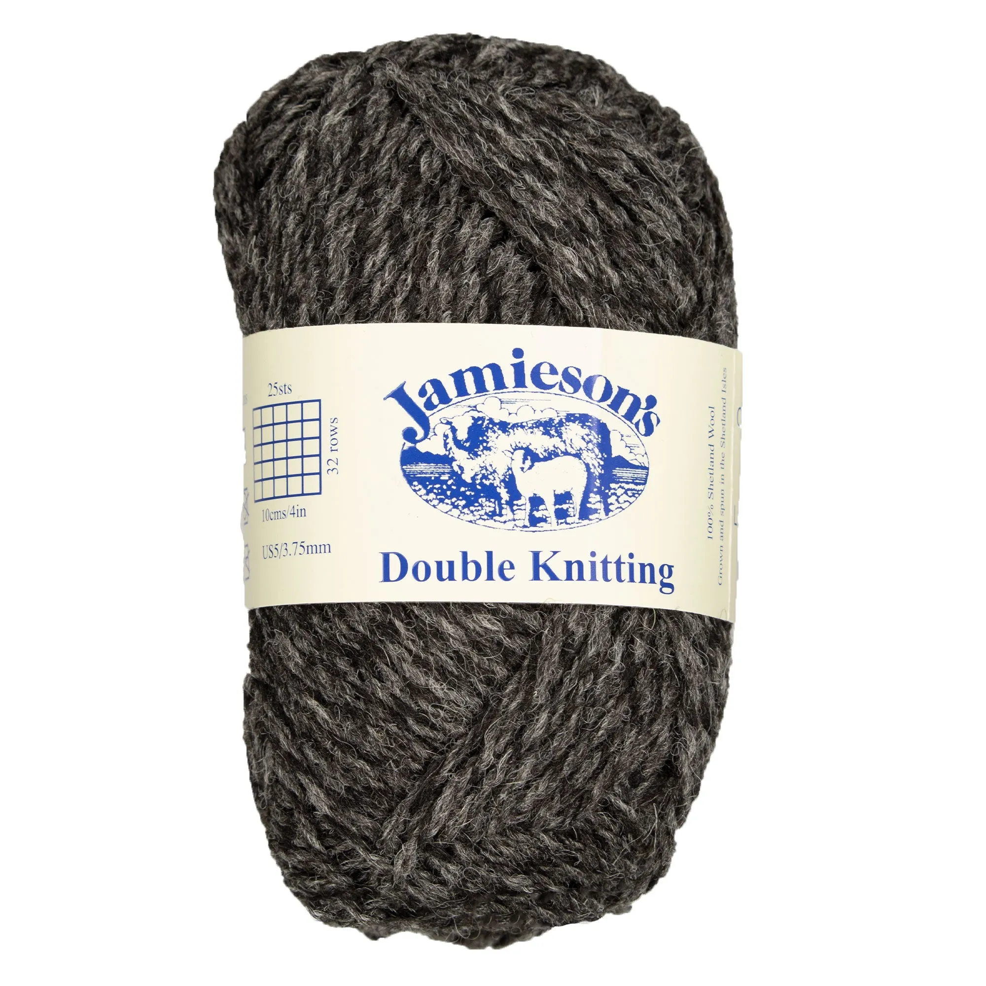 Jamieson's of Shetland Double Knitting Yarn - 109 Black/Shaela