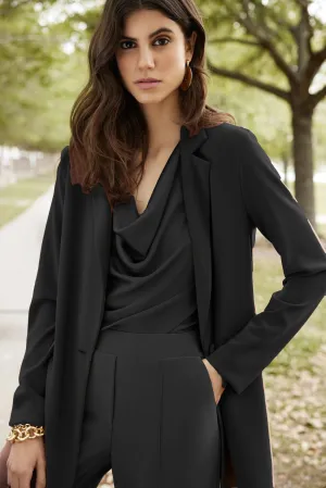 Joseph Ribkoff Long Blazer Black