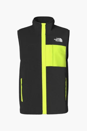 Kids Fleece Vest North Face Mashup LED Yellow