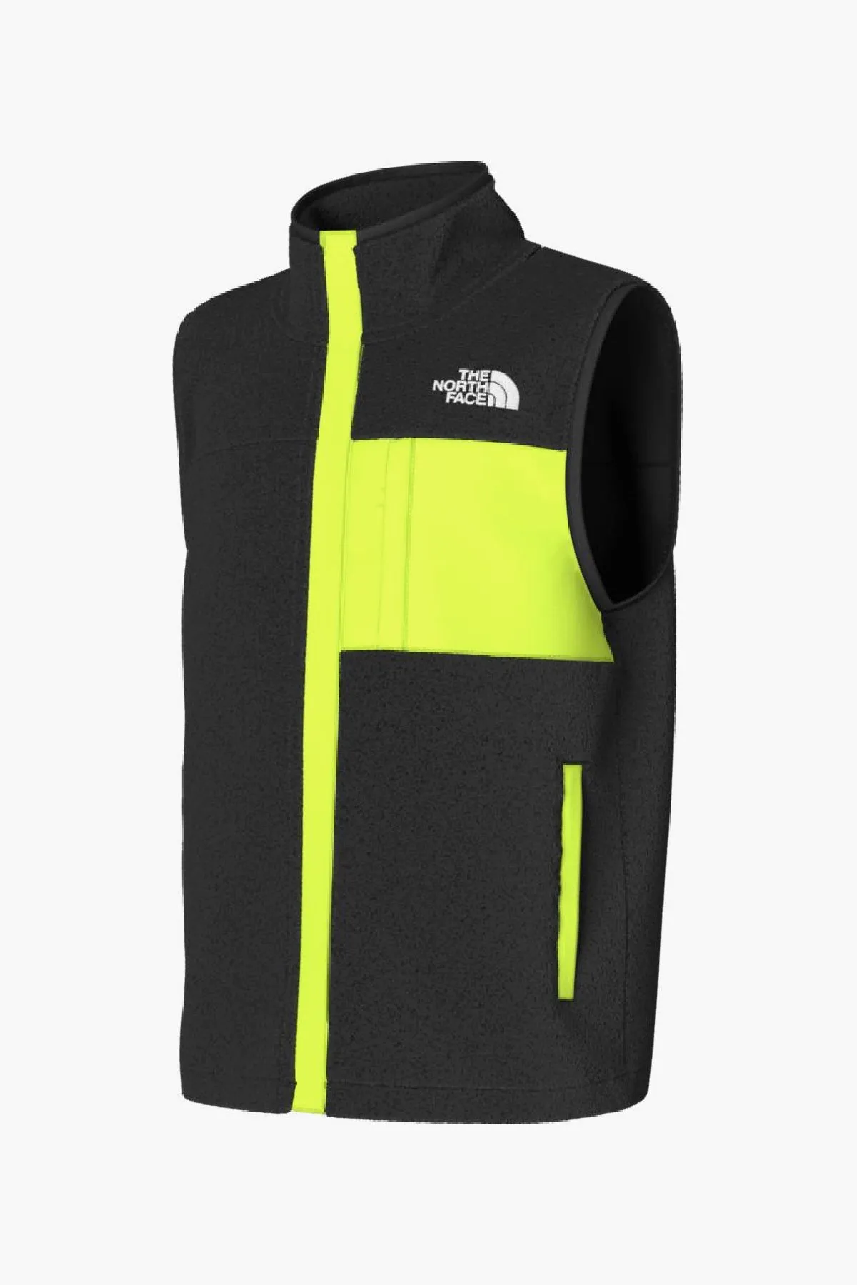 Kids Fleece Vest North Face Mashup LED Yellow