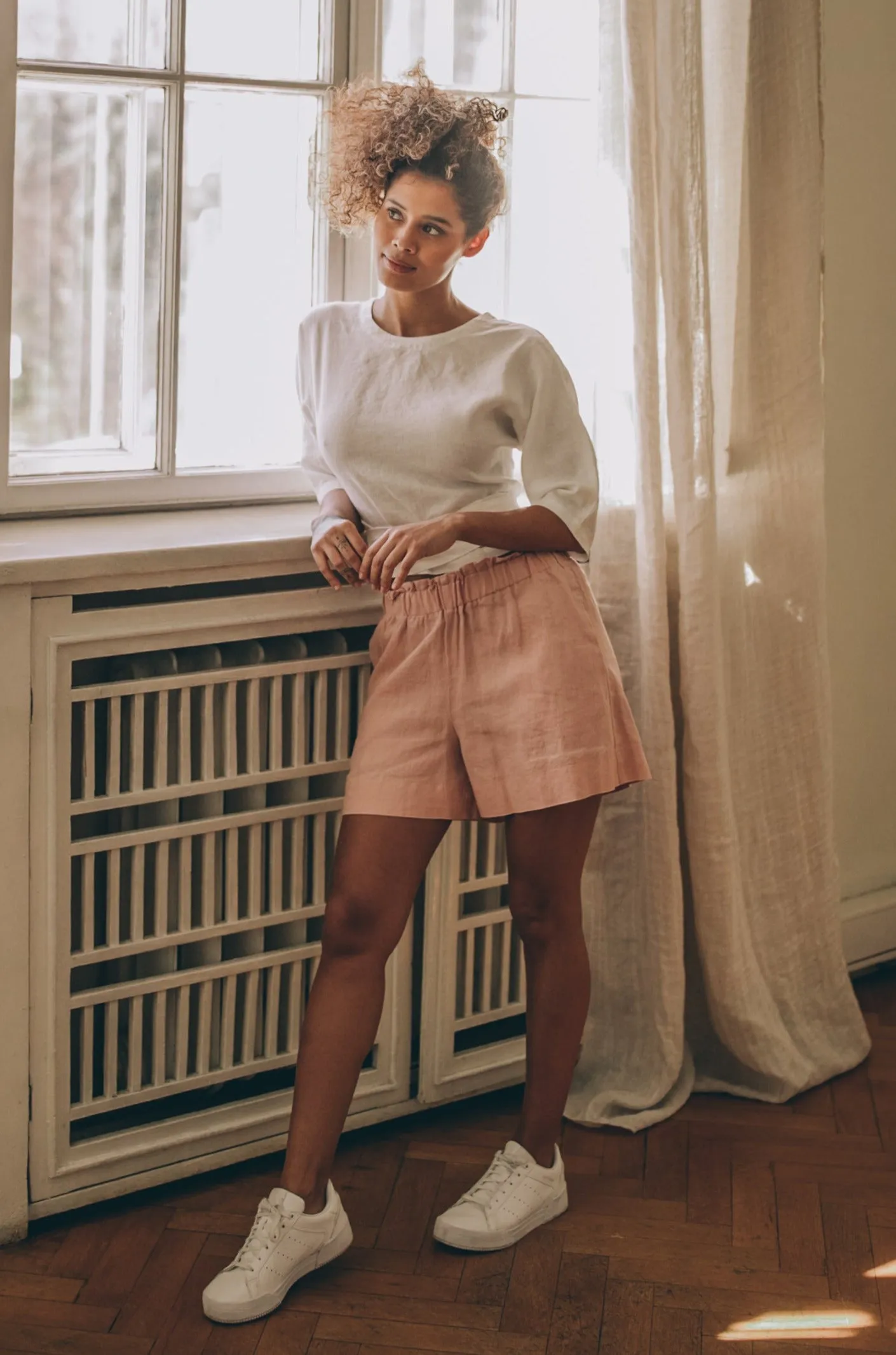 Linen Short Pants