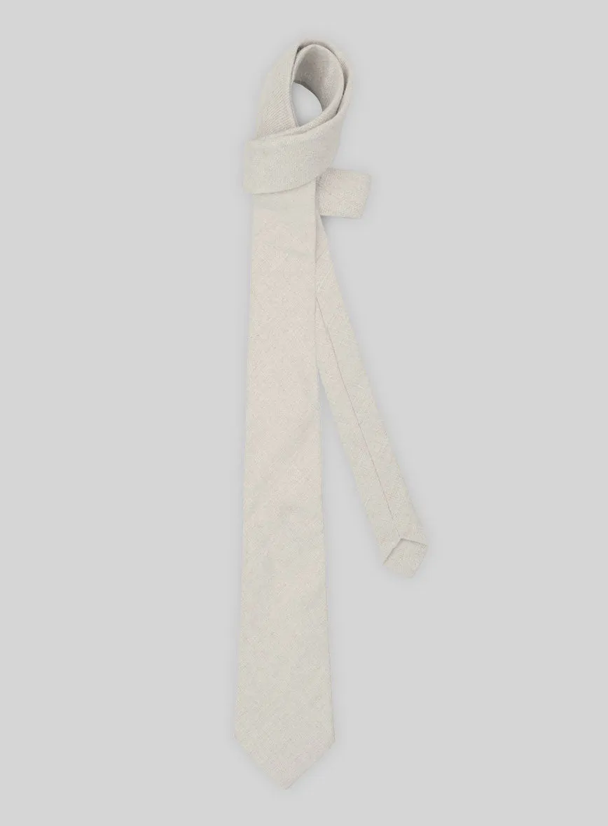 Linen Tie - Barn Beige