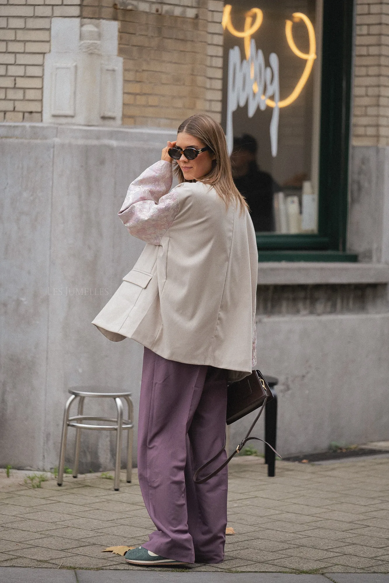 Madeline blazer beige/pink