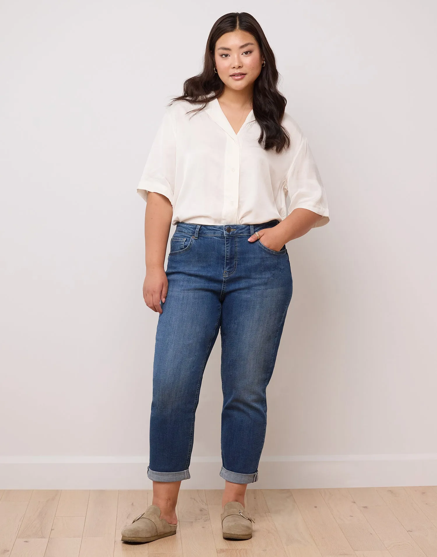 MALIA RELAXED JEANS / LONDON BLUE