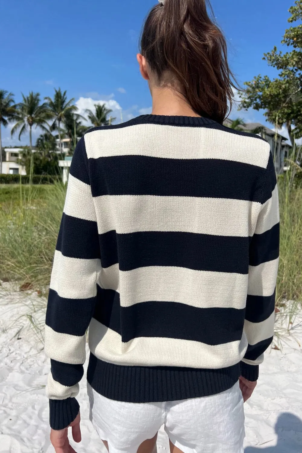 Martha Cotton Thick Stripe Sweater