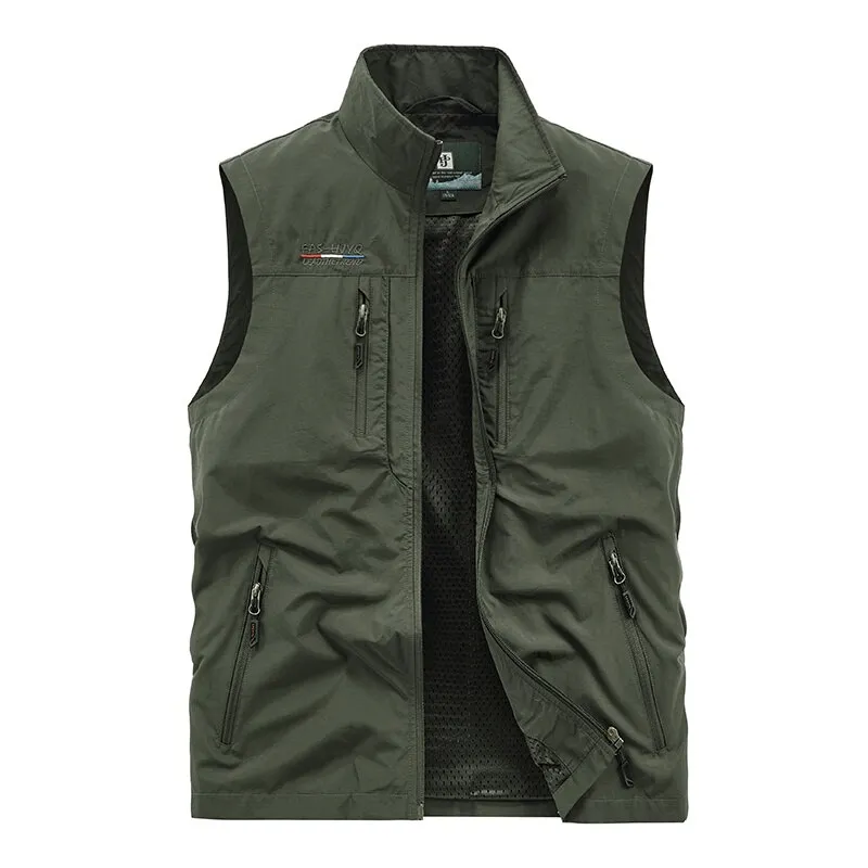 Men's Quick-Dry Slim Waistcoat Sleeveless Multi-Pocket - SF1161