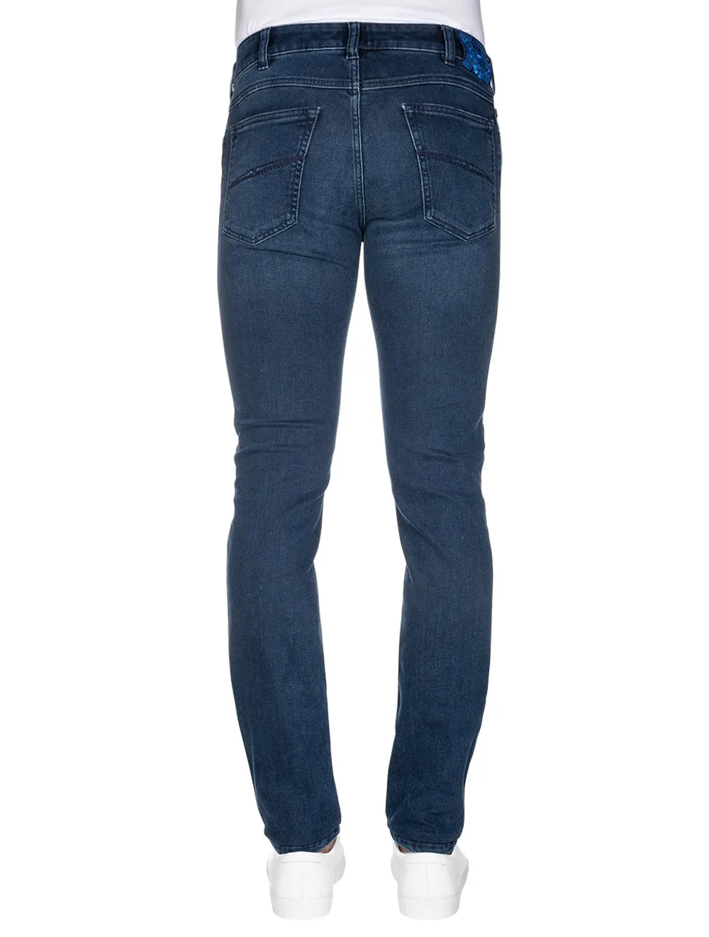 Phoenix Ultra Stretchy Five-Pocket Jeans Blue