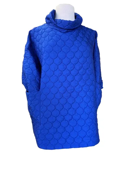 Quilted Mock Neck