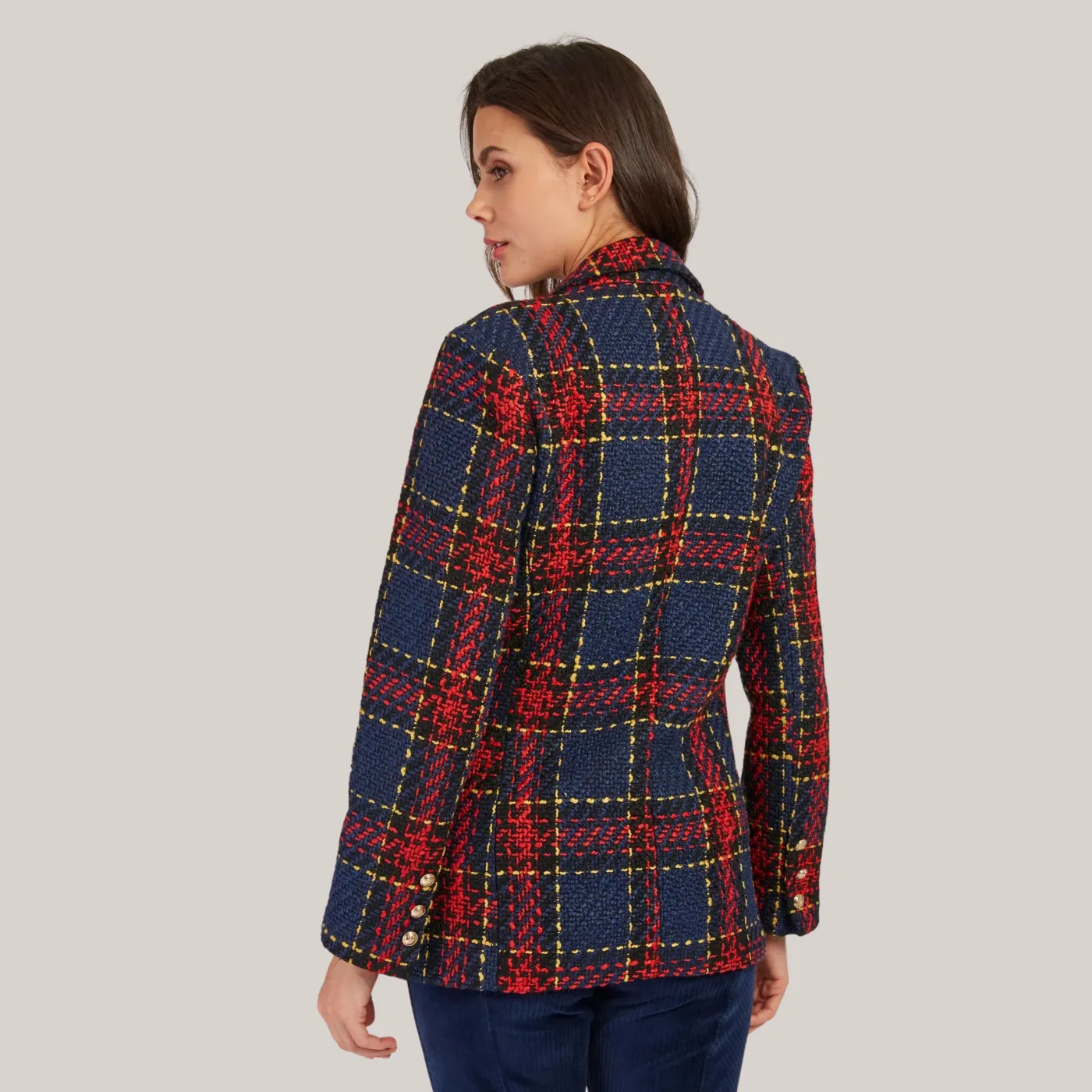 Rene Derhy Marine Jacket | Red Check