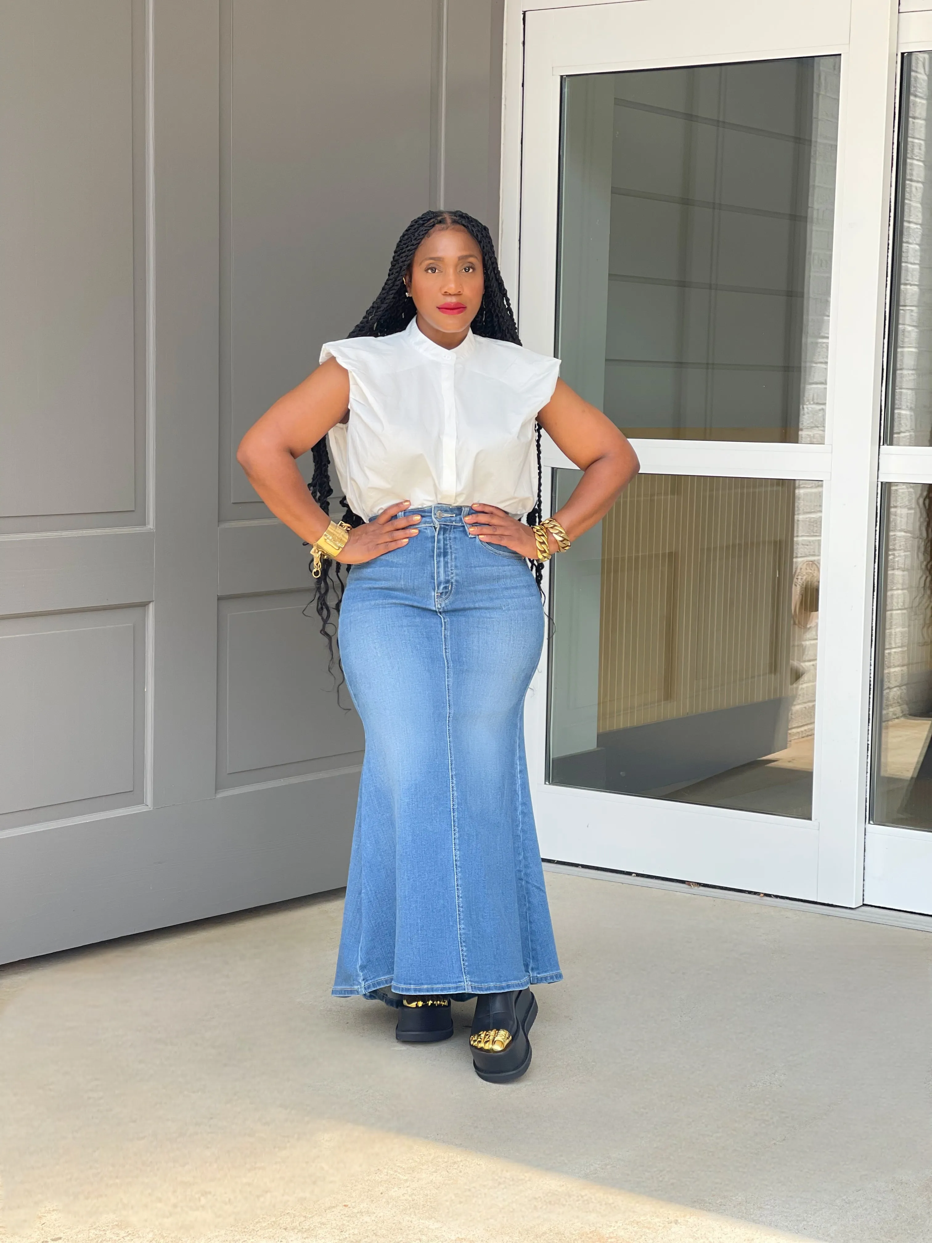 Sarita Denim Skirt