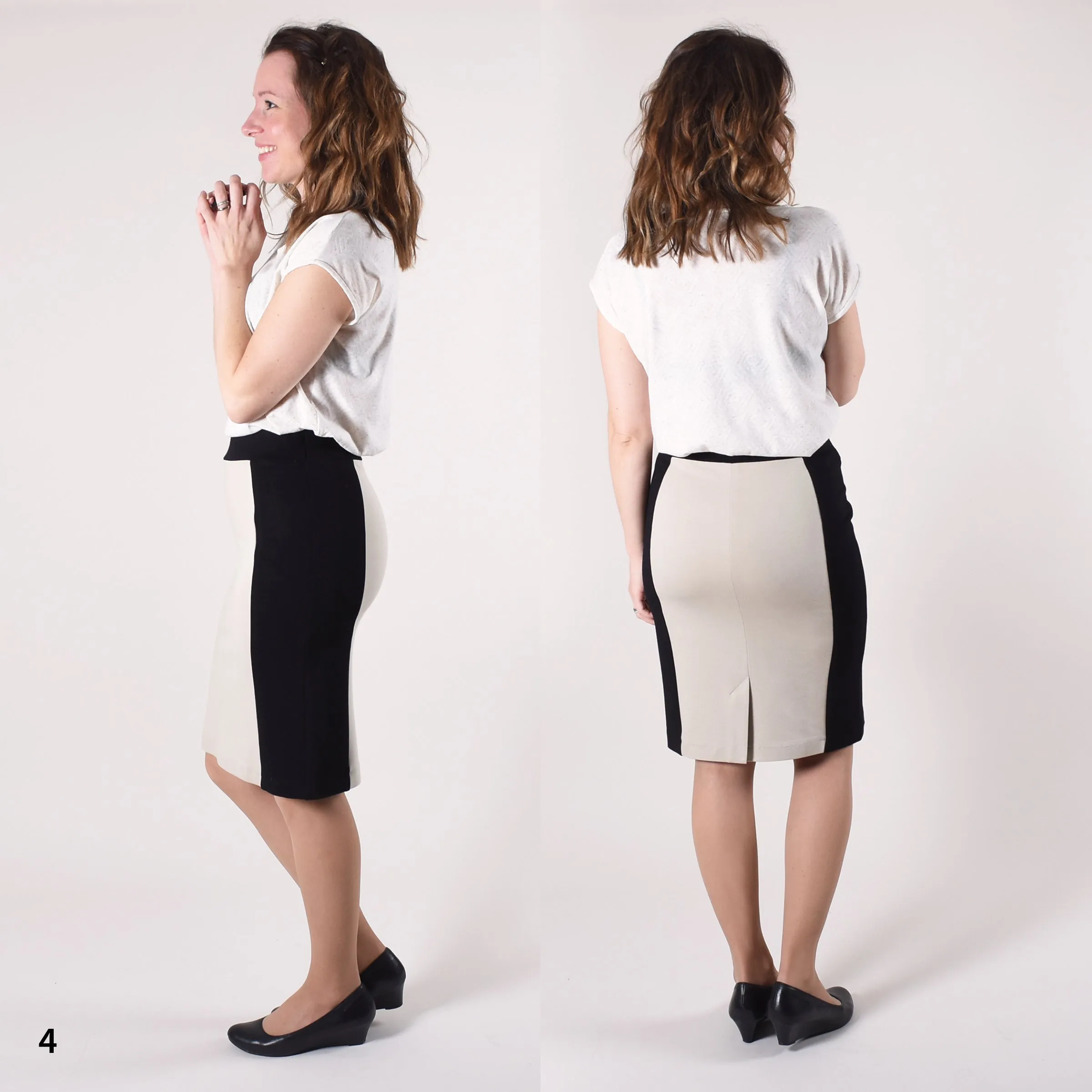 Sofia pencil skirt with variants