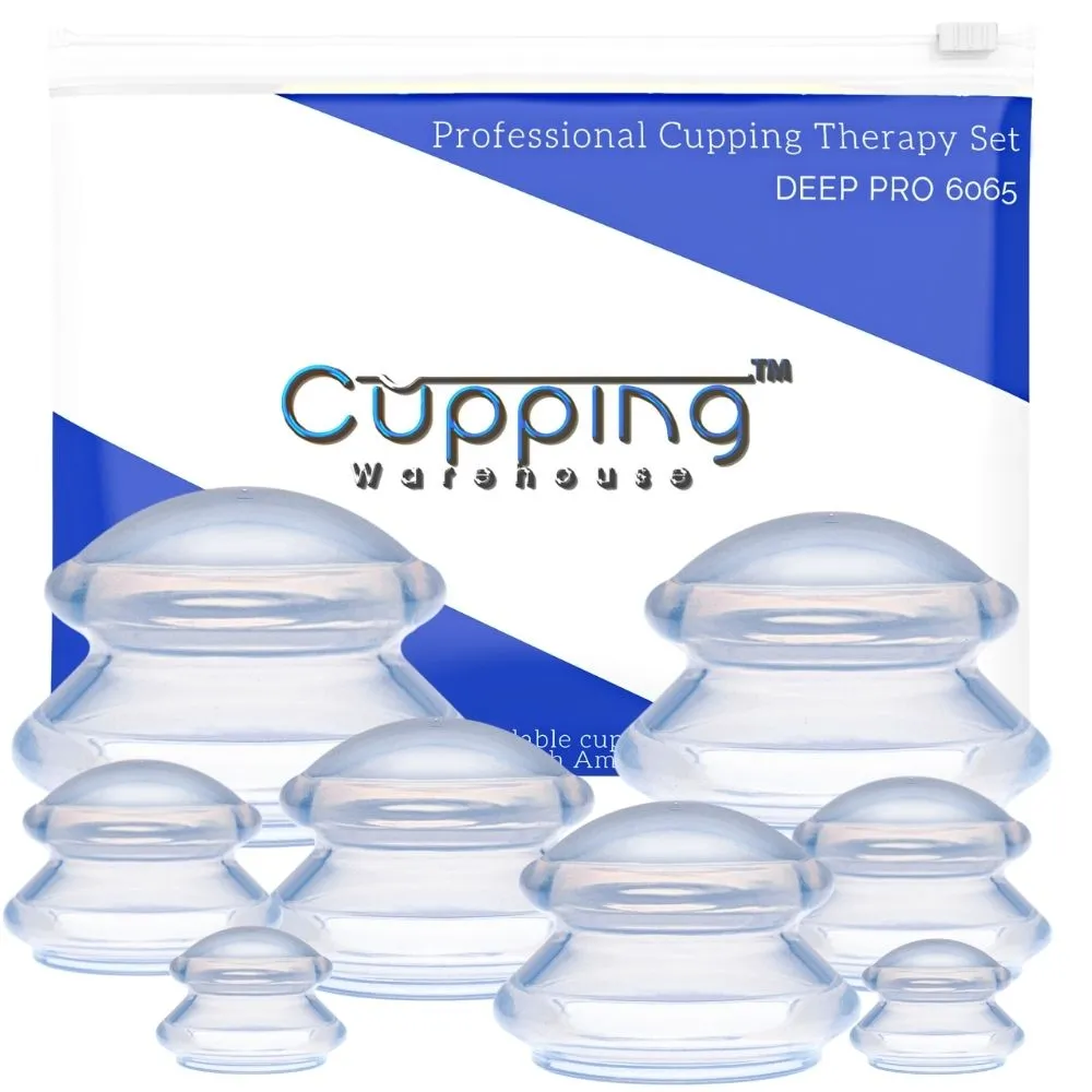 Ultimate 36 Cup Set- Polycarbonate & Silicone /Supreme6065/GRIP 6570 Professional Cupping Set- US ONLY