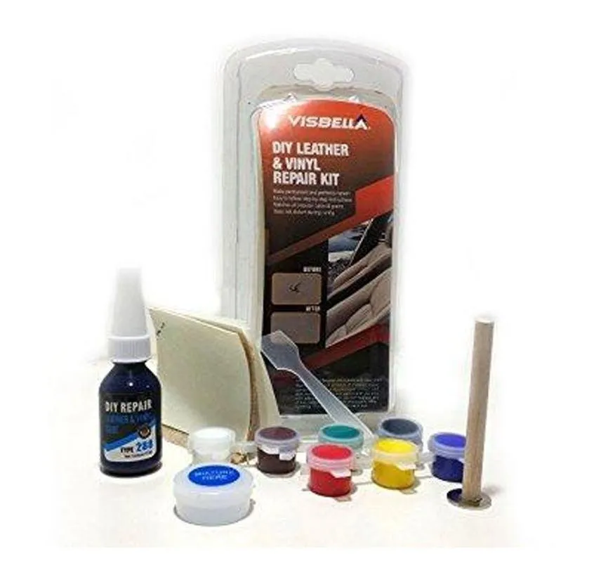 Visbella DIY Leather Sofa Chair Furniture Seats Bag Vinyl Repair Restore Kit